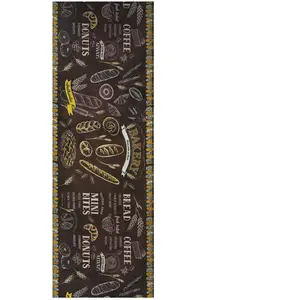 Atticgo Tapis Dessins Repas Lavable Sprinty Multicolore 52x200 Cm pas cher