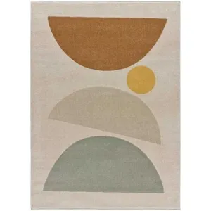 MOMA Tapis intérieur multicolore rectangulaire scandinave DOMUS 80 x 150 cm pas cher