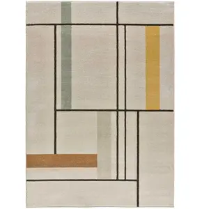 Atticgo Tapis de style scandinave multicolore, 160x230 cm