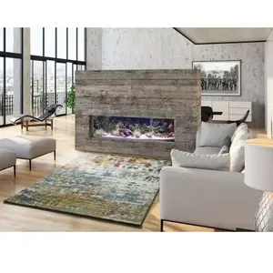 Atticgo Tapis Abstrait Naia 08 Multicolore 140x200 Cm pas cher