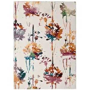 ATTICGO Tapis ethnique intérieur multicolore, 140 x 200 cm 64621 pas cher