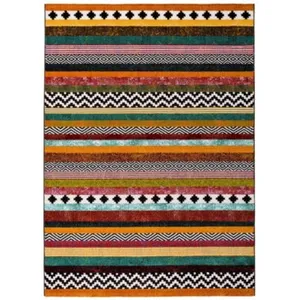 Bonami Tapis géométrique multicolore 140x200 cm pas cher