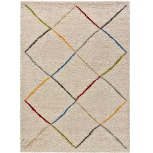 Bonami Atticgo Tapis ethnique blanc 80 x 150 cm pas cher