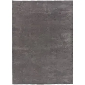 MOMA Tapis intérieur ATTICGO anthracite rectangulaire uni 160x230 cm LOFT pas cher