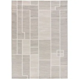 Atticgo Tapis abstrait intérieur crème, 160 x 230 cm HL-ORIGIN pas cher