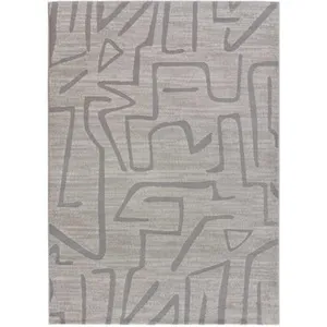 Atticgo Tapis abstrait intérieur argent, 160 x 230 cm HL-AFRICA pas cher