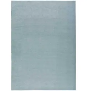 MOMA Tapis intérieur ATTICGO bleu rectangulaire uni 80x150 cm LOFT