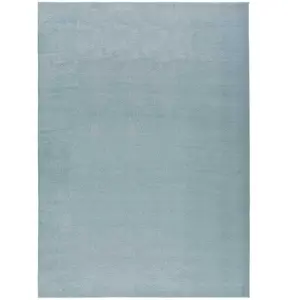 MOMA Tapis intérieur ATTICGO bleu rectangulaire uni 140x200 cm LOFT pas cher