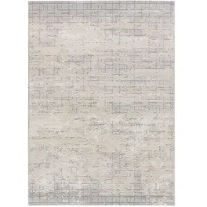 Atticgo Tapis intérieur crème rectangulaire abstrait HL-VINTAGE 200 x 300 cm pas cher