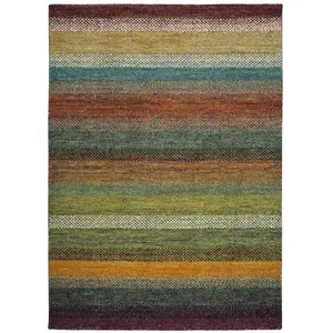 MOMA Tapis intérieur multicolore rectangulaire abstrait GIO 120 x 170 cm pas cher