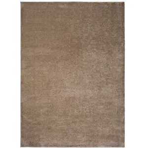 Tapis intérieur ATTICGO beige rectangulaire uni 80x150 cm MONTANA pas cher
