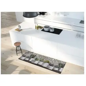 MOMA Tapis intérieur ATTICGO multicolore rectangulaire Dessins avec des fleurs 52x200 cm RICCI pas cher