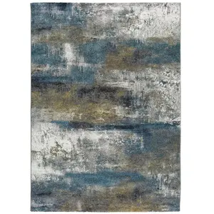 MOMA Tapis intérieur multicolore rectangulaire abstrait KALIA 160 x 230 cm pas cher