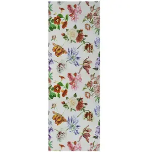 Atticgo Tapis de cuisine dessins avec des fleurs multicolore 48x200 cm pas cher