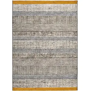 Atticgo Tapis de style vintage gris 80x150 cm pas cher