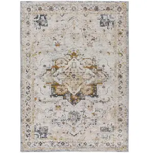 Atticgo Tapis Vintage Springs 75 Multicolore 192x290 Cm pas cher