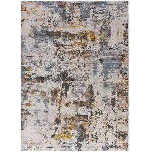 Atticgo - Tapis Abstrait Springs 35 Multicolore 154x230 Cm pas cher
