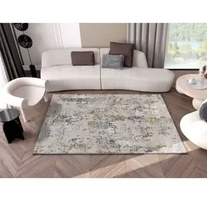 MOMA Tapis intérieur multicolore rectangulaire abstrait SPRINGS 155 x 230 cm pas cher
