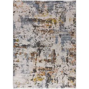 Tapis Abstrait Springs 35 Multicolore 77x150 Cm - Atticgo pas cher