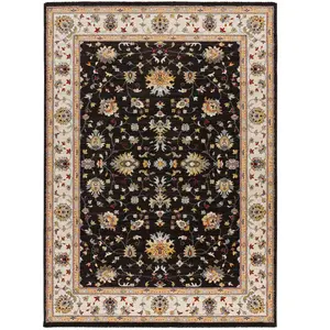 ATTICGO Tapis classique intérieur anthracite, 80 x 150 cm CLASSIC pas cher