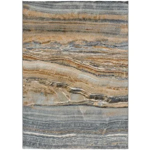 Atticgo Tapis à motifs abstraits multicolores, 160x230 cm pas cher