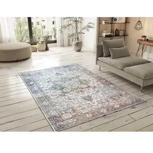 MOMA Tapis intérieur multicolore rectangulaire vintage CLASS 160 x 230 cm pas cher