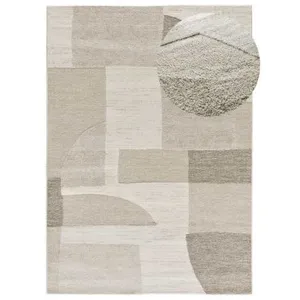 MOMA Tapis intérieur crème rectangulaire géometrique avec relief VERONA 80 x 150 cm pas cher