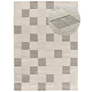 MOMA Tapis intérieur crème rectangulaire géometrique avec relief VERONA 80 x 150 cm pas cher