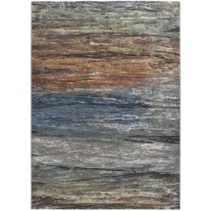 Atticgo Tapis intérieur multicolore rectangulaire abstrait VICTORIA 200 x 290 cm pas cher