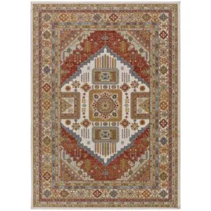 Atticgo Tapis vintage rouille 160x230 cm pas cher