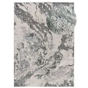 Tapis intérieur ATTICGO gris rectangulaire abstrait 80x150 cm AGATA pas cher