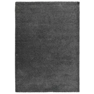 MOMA Tapis intérieur anthracite rectangulaire shaggy uni ATLAS 190 x 290 cm pas cher