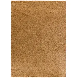 MOMA Tapis intérieur ATTICGO camel rectangulaire shaggy uni 60x120 cm ATLAS pas cher