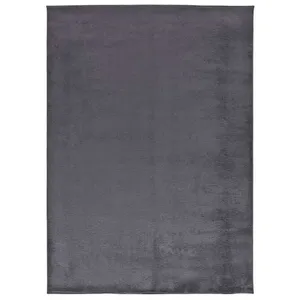 MOMA Tapis intérieur ATTICGO anthracite rectangulaire uni 120x170 cm CORALINE pas cher