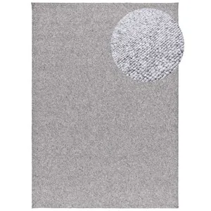 MOMA Tapis intérieur ATTICGO argent rectangulaire uni 120x170 cm PETRA pas cher