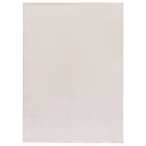 MOMA Tapis intérieur ATTICGO blanc rectangulaire uni 80x150 cm CORALINE pas cher