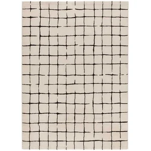 MOMA Tapis intérieur 133x190 cm blanc rectangulaire retro abstrait RETRO pas cher