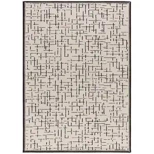MOMA Tapis intérieur 160x230 cm blanc rectangulaire retro abstrait RETRO pas cher