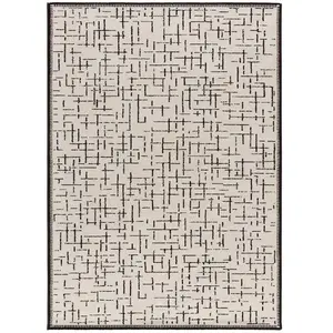 MOMA Tapis intérieur 200x290 cm blanc rectangulaire retro abstrait RETRO pas cher