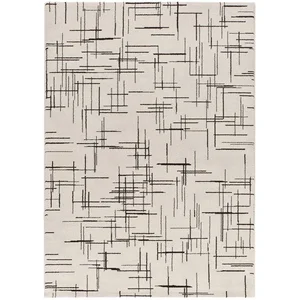 MOMA Tapis intérieur 160x230 cm blanc rectangulaire retro abstrait RETRO pas cher