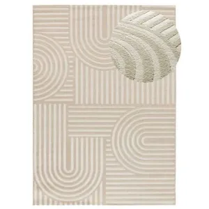 Tapis intérieur ATTICGO blanc rectangulaire scandinave 160x230 cm ZEN pas cher