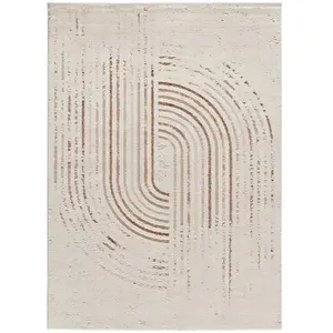 MOMA Tapis intérieur multicolore rectangulaire scandinave CANDELA 120 x 170 cm pas cher