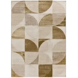 MOMA Tapis intérieur multicolore rectangulaire géométrique MELFI 80 x 150 cm pas cher