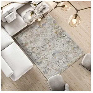 Atticgo Tapis vintage multicolore 77 x 150 cm pas cher