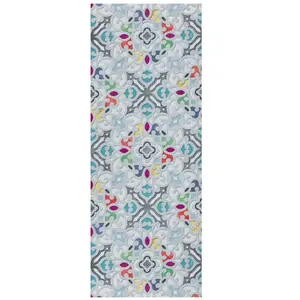 ATTICGO Tapis dessins colorés intérieur multicolore, 52 x 200 cm 51071 pas cher