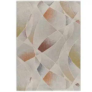 ATTICGO Tapis abstrait multicolore 133 x 190 cm 51167 pas cher