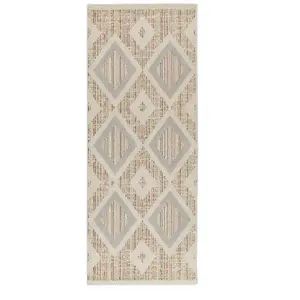 ATTICGO Tapis géométrique multicolore 80 x 200 cm 51160 pas cher