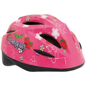 Casque urbain enfant Massi Strawberry Rose 52/57 cm 64910 pas cher