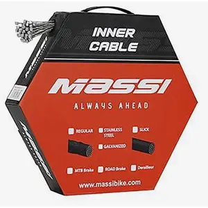 Comparateur de prix : Massi Câbles de frein de vélo, de sport et de plein air, gris, 1,5 x 1700 mm