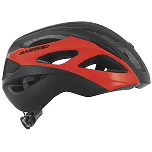 Massi Pro Casque de vélo de Sport et de Plein air Noir/Rouge Taille M pas cher